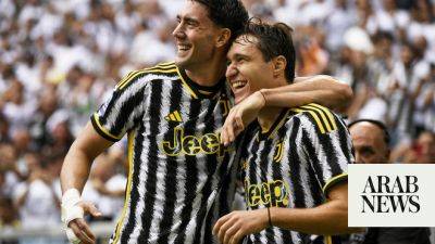 Vlahovic double fires Juve top ahead of Milan derby