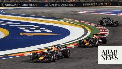 Max Verstappen - George Russell - Sergio Perez - Charles Leclerc - Carlos Sainz-Junior - Liam Lawson - Verstappen’s winning run in F1 is in doubt after qualifying 11th in Singapore with Sainz on pole - arabnews.com - Belgium - Italy - county Miami - Singapore