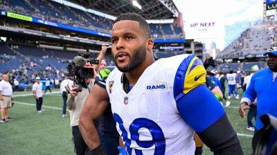 Aaron Donald - NFL fines Rams' Aaron Donald for hitting Seahawks QB Geno Smith during 'Oh my God' moment: report - foxnews.com - Los Angeles