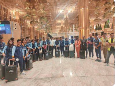 India Women's Cricket Team Leaves For China To Participate In Asian Games