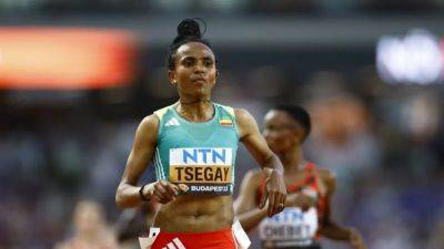 Ethiopia's Tsegay shatters women's 5000 metres world record