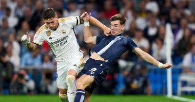 Kieran Tierney incites Real Madrid fury as he 'sparks' Sociedad goal but it's another big moment that ruffles feathers