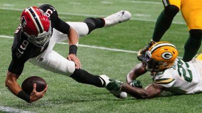 Aaron Rodgers - John Bazemore - Falcons edge Packers behind Desmond Ridder to start season 2-0 - foxnews.com - Jordan