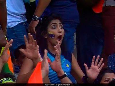 Asia Cup Final: Sri Lanka Fan's Shocked Reaction After Mohammed Siraj's 4-Wicket Over Goes Viral