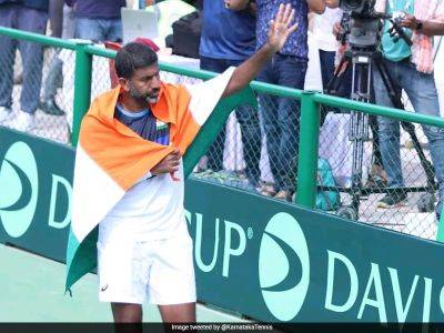 Rohan Bopanna - Davis Cup - "Sad To Be Leaving But...": Rohan Bopanna After His Davis Cup Exit - sports.ndtv.com - India - Morocco