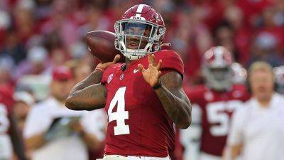 Nick Saban - Bryce Young - Jalen Milroe - Jalen Milroe named Alabama starting QB ahead of SEC opener - ESPN - espn.com - county Simpson - state Tennessee - state Texas - state Alabama