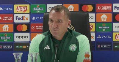 Watch Brendan Rodgers' Celtic press conference in full as he gets honest over 'peak' form ahead of Champions League bow