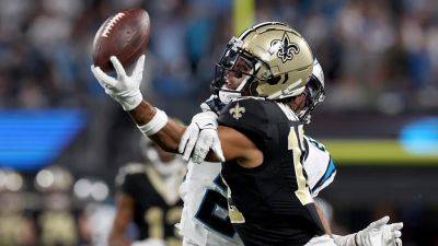 Derek Carr - Jared C.Tilton - Chris Olave - Bryce Young - Chris Olave's incredible catch helps Saints to early divisional victory over Panthers - foxnews.com - state North Carolina - county Grant