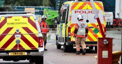 Bomb squad descend on industrial estate with cordon in place after 'war shell' found - manchestereveningnews.co.uk