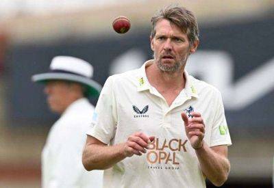 Kent hit again by injury to veteran bowler Michael Hogan as Somerset (214-2) start well in County Championship Division 1 match in rain-shortened first day at Taunton