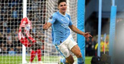 Julian Alvarez - Red Star - Etihad Stadium - Julian Alvarez leads Manchester City to come-from-behind win against Red Star - breakingnews.ie - Serbia