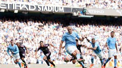 Haaland hits treble for five-star Manchester City