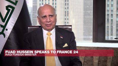 Iraqi FM Fuad Hussein: US-Iran prisoner swap 'will lead to less tension' - france24.com - France - Usa - Turkey - New York - Iran - Iraq