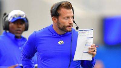 Rams' Sean McVay 'not aware' of gambling implications when team kicked meaningless field goal vs 49ers