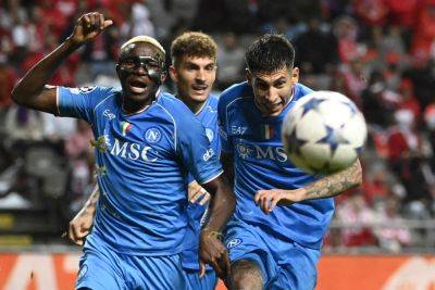 Osimhen wins player of the match award in Napoli’s Champions League win at Braga