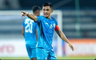 Sunil Chhetri - Sunil Chhetri Strikes Down Bangladesh, Keeps India's Asian Games 2023 Hopes Alive - sports.ndtv.com - China - India - Bangladesh - Burma