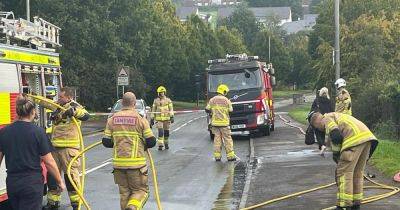 Live updates as emergency services deal with large fire in Caerphilly