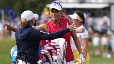 Stacy Lewis - Lexi Thompson - Linn Grant - Megan Khang - Rose Zhang - Ally Ewing - Lilia Vu - U.S. sweeps opening session for first time at Solheim Cup - ESPN - espn.com - Sweden - Spain - Usa