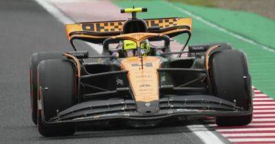 Lando Norris narrows gap on Max Verstappen at final practice in Japan