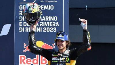 Bezzecchi takes pole at inaugural Indian MotoGP