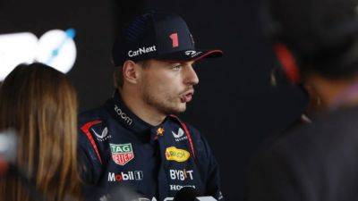 'Go suck on an egg', Verstappen tells Red Bull's doubters