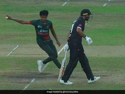 Ish Sodhi Run Out By Bangladesh Star At Non-striker's End, Still Stays On Not Out. Here's How - Watch