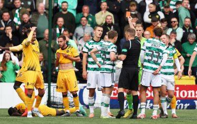 Celtic overcome Joe Hart red card to beat Livingston