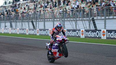 Marc Marquez - Francesco Bagnaia - Jorge Martín - Marco Bezzecchi - Luca Marini - MotoGP: Jorge Martin Wins 11-Lap Sprint Ahead Of Sunday's Main Race - sports.ndtv.com - Italy - India