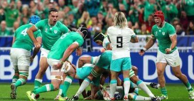 Garry Ringrose - Live: Ireland lead against South Africa in World Cup - breakingnews.ie - South Africa - Ireland