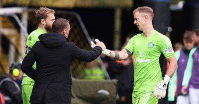 Joe Hart told by Celtic teammates to 'shut up' as keeper gets dressing room pass for rare red card