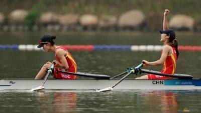 Games-Hosts China claim first gold of Asian Games - channelnewsasia.com - China - Uzbekistan - Indonesia