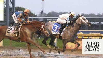 Saudi Crown wins $1 million Pennsylvania Derby on sloppy track