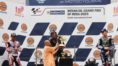 Bezzecchi wins Indian Grand Prix as Bagnaia crash opens up championship