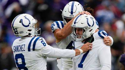 Rob Carr - Anthony Richardson - Colts kick walk-off field goal in overtime to upset Ravens - foxnews.com