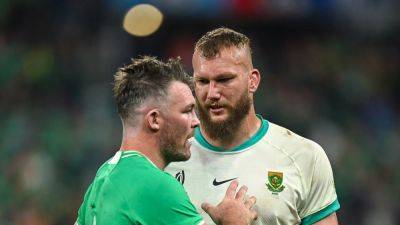 Andy Farrell - Rassie Erasmus - Snyman admits Springboks shocked by Irish breakdown prowess - rte.ie - France - Scotland - South Africa - Ireland - New Zealand - Tonga