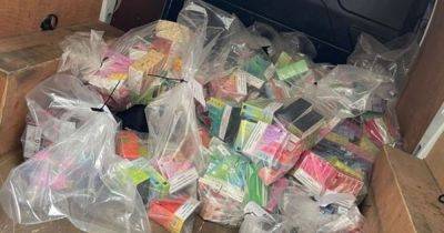 Illegal vapes made to appeal to kids and worth nearly £100,000 seized from Greater Manchester shops