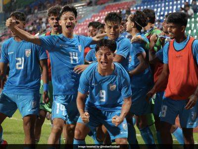India Top Group To Storm Into SAFF U-19 Semi-finals - sports.ndtv.com - India - Bangladesh - Nepal - Bhutan