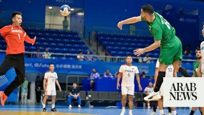 Victory for Saudi handball team in Asian Games as tennis duo, fencers bow out