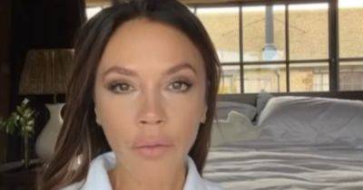 Victoria Beckham wows as she strips to bra for 'coming soon' message as fans say 'please'