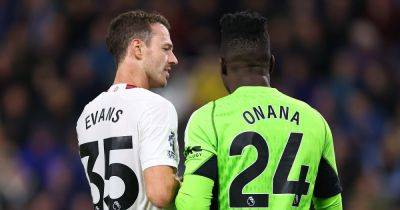 ‘Harsh’ - Jonny Evans makes David de Gea comparison with Andre Onana at Manchester United