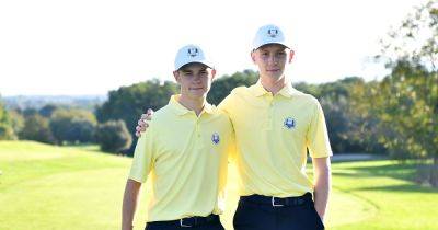 Blairgowrie's Connor Graham involved in remarkable comeback in opening match of Junior Ryder Cup - dailyrecord.co.uk - Usa - Ireland