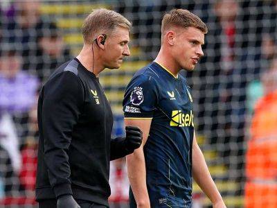 Eddie Howe - Newcastle United - Harvey Barnes - Harvey Barnes could be out for 'months rather than weeks' in injury blow for Newcastle - thenationalnews.com - county Lane