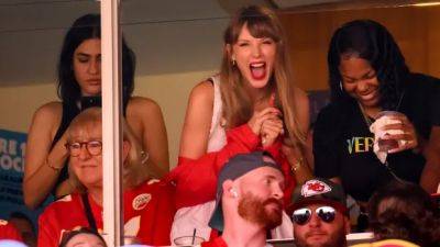 Travis Kelce - Andy Reid - Taylor Swift is a Travis Kelce fan and suddenly, so is everyone else as NFL player's jersey sales skyrocket - cbc.ca