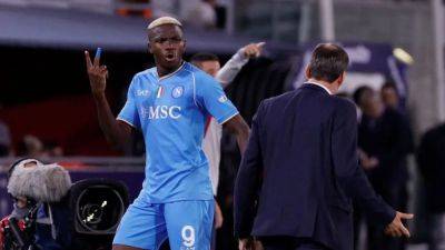 Rudi García - Osimhen's agent threatens legal action against Napoli after video 'mocks' striker - channelnewsasia.com - France