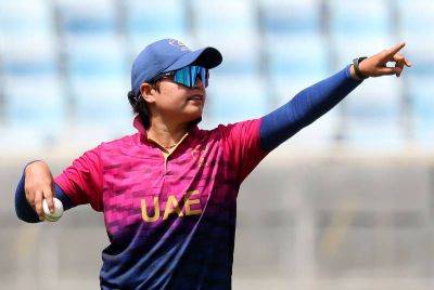 UAE captain Chaya Mughal signs off with victory against Namibia - thenationalnews.com - Namibia - Uae