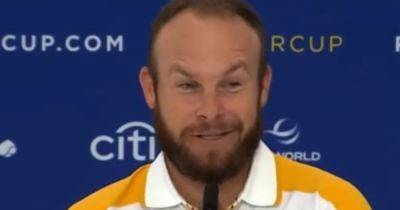 Rory Macilroy - Jon Rahm - Tyrrell Hatton - Luke Donald - Tyrrell Hatton tells reporter 'f*** off' as hilarious Ryder Cup star tells teammate Jon Rahm he isn't messing around - dailyrecord.co.uk - Britain - Spain - Italy - Scotland - Usa