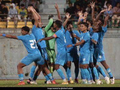 SAFF U19 Championship: India Beat Nepal In Penalty Shootout, Set Up Final Against Pakistan - sports.ndtv.com - India - Pakistan - Nepal - Bhutan
