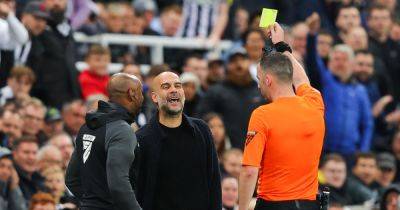 Eddie Howe - Alexander Isak - Chris Kavanagh - Pep Guardiola addresses his yellow card in Man City defeat to Newcastle - manchestereveningnews.co.uk - parish St. James - county Park