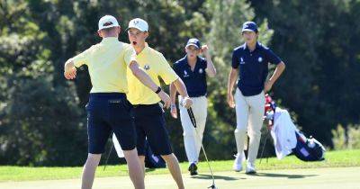 Ryder Cup - Perthshire's Connor Graham goes unbeaten in Rome to help Europe lift Junior Ryder Cup - dailyrecord.co.uk - Spain - Ireland