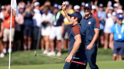 Viktor Hovland - Ryder Cup - Marco Simone - Viktor Hovland aces par-four fifth as Europe's players prepare for the Ryder Cup - rte.ie - Norway